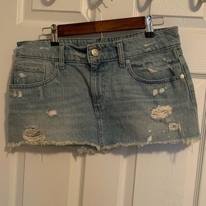 🌸3/$10 - Urban Outfitters Distressed Mini Skirt